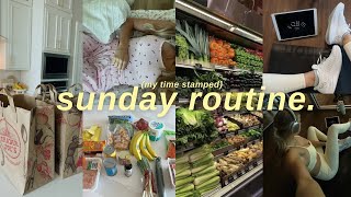 SUNDAY ROUTINE! *time stamped*  (weekly prep rituals, Trader Joe’s haul, cleaning, self care)