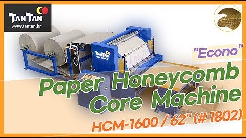 [TANTAN] Paper Honeycomb Core Machine, HCM-1600 (v.1802), ECONO