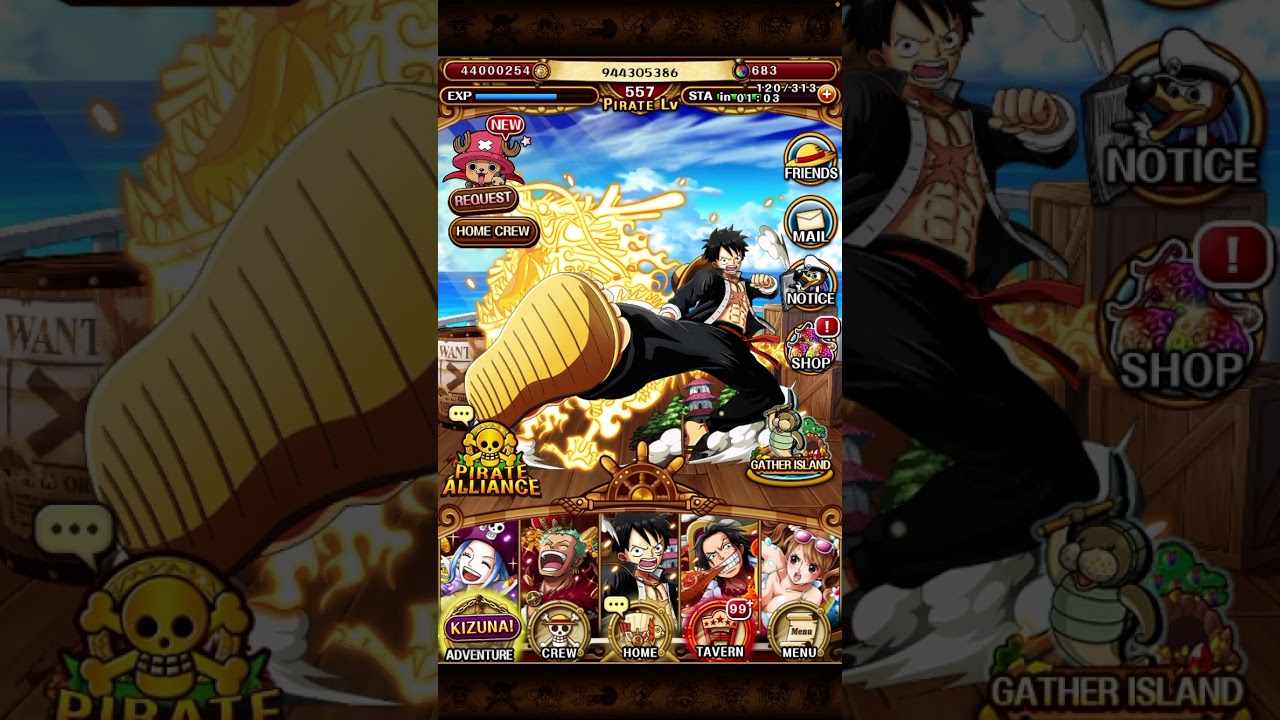 海外版トレクル合流後 日本版との の実際の様子 トレクル ワンピース Optc Youtube