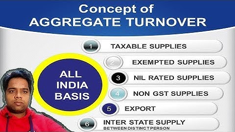 GST FLYERS#008: CONCEPT of AGGREGATE TURNOVER IN GST !!!