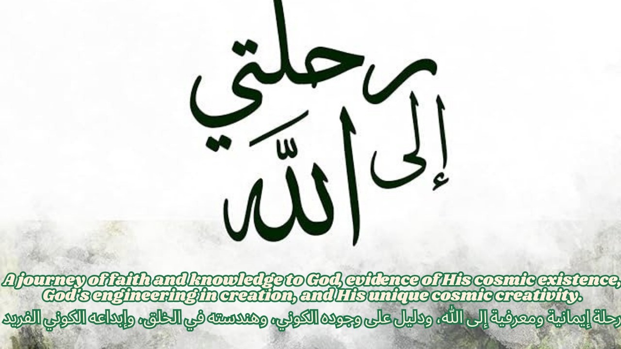 رحلة ايمانية و معرفية الى الله دلائل وجوده الكونية و هندسة الله في الخلق و ابداعه الكوني الفريد