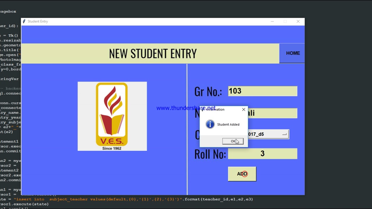 Student Attendance Report Desktop Application - YouTube
