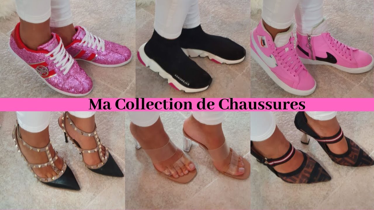 collection de chaussures