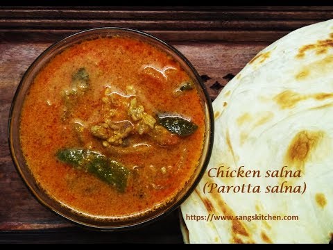 Chicken salna  Parotta salna  How to make chicken salna