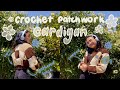 Watch me sporadically crochet a patchwork cardigan not a tutorial lol