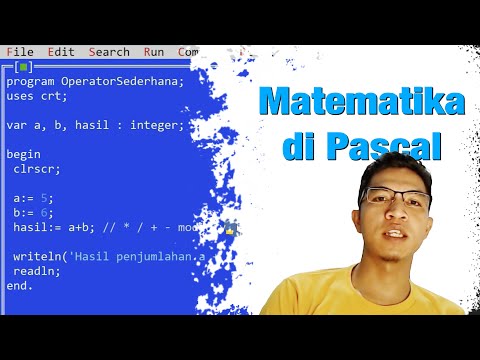 Operasi Matematika Penjumlahan di Pascal - Tutorial Pascal #7