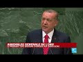 REPLAY - Discours de Recep Tayyip Erdoğan à l''Assemblée générale de l''ONU