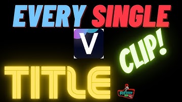 EVERY SINGLE "TITLE" CLIP in VIDDYOZE (Commercial License)