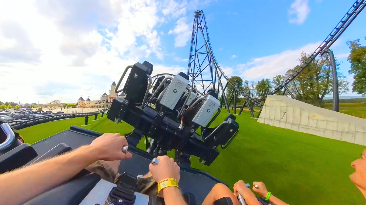 Hyperion POV 4K Back Row | Energylandia 🇵🇱