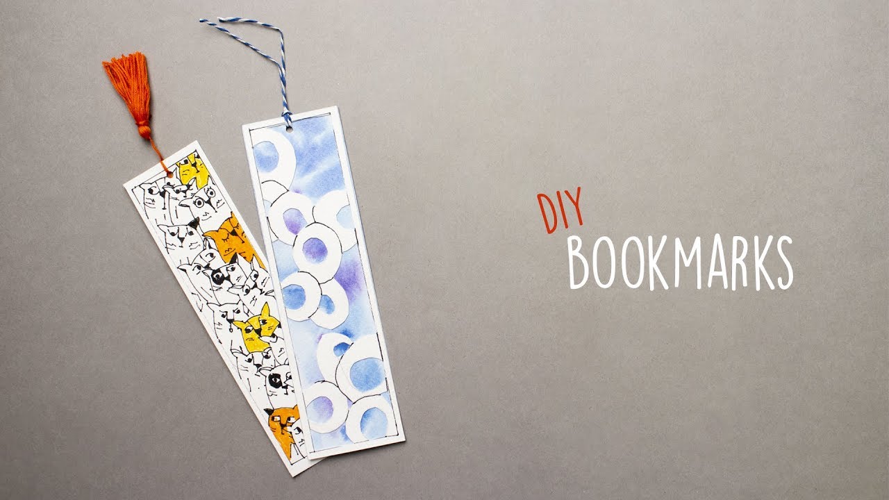 2 Easy Bookmarks, DIY Bookmarks