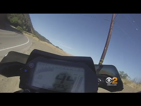 Caught On Tape: Motorcyclist Flies Off Cliff, Lives To Tell About It