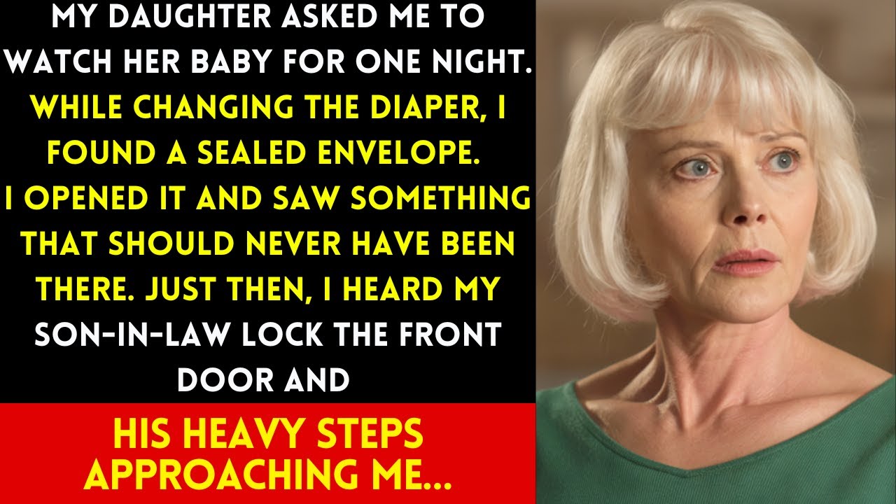 MY DAUGHTER ASKED ME TO WATCH HER BABY FOR ONE NIGHT. WHILE CHANGING HER DIAPER, I FOUND...