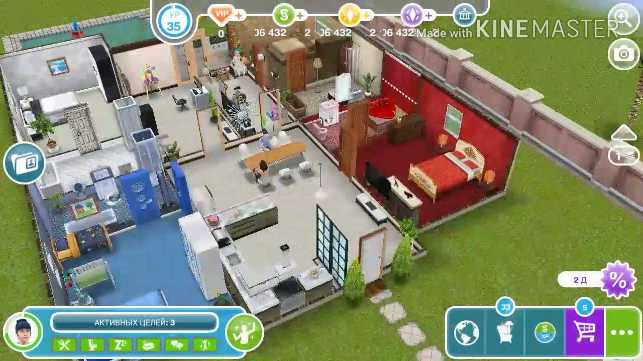 The sims freeplay расслабиться на надувном кресле