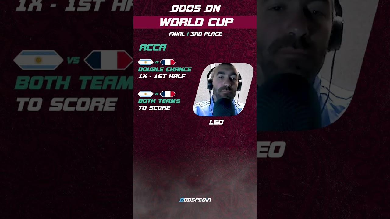 Leo's World Cup 2022 Final ACCA  🤑 Free Football Betting Tips & Predictions