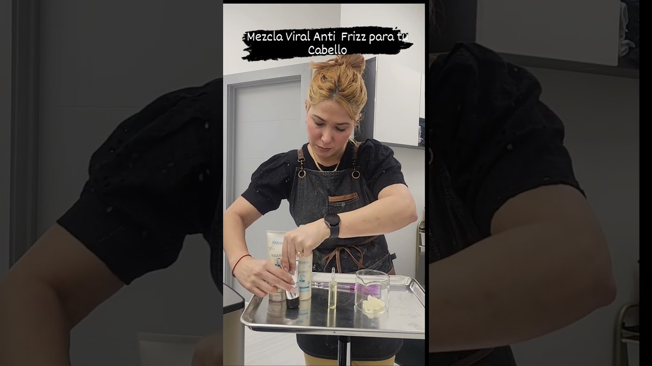 Mezcla Viral Anti Frizz y potente Brillo. #salermcosmetics #salerm21 #keramix #tipscabello
