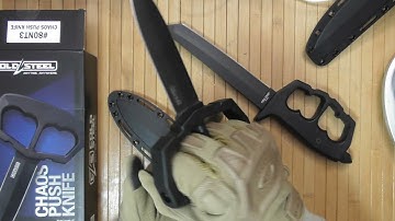 Cold Steel Chaos Push Knife - 1st new blade for me in 2021