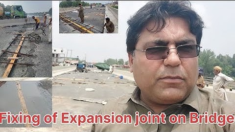 How to fix expansion joint on Bridge and flyover by Engr.Ishtiaq Official