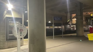 140 mph class 395 flys past Stratford intl