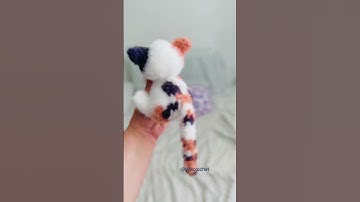 Mini Vs. Mega Crochet Calico Cat Plushies  #crochet #crochetcat #catplushie #crochetpatterns #cute