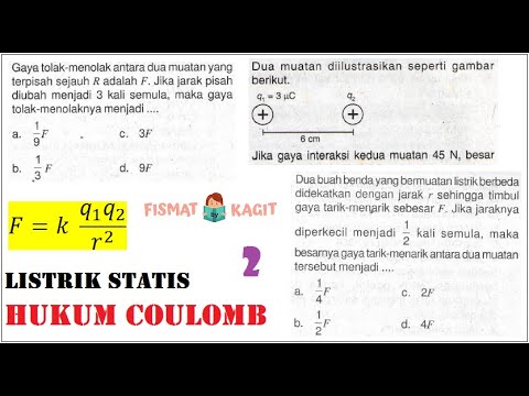 Soal hukum coulomb kelas 9