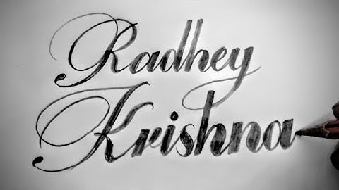 radhe krishna in good writing✍️🙏|#shivamwriter1m