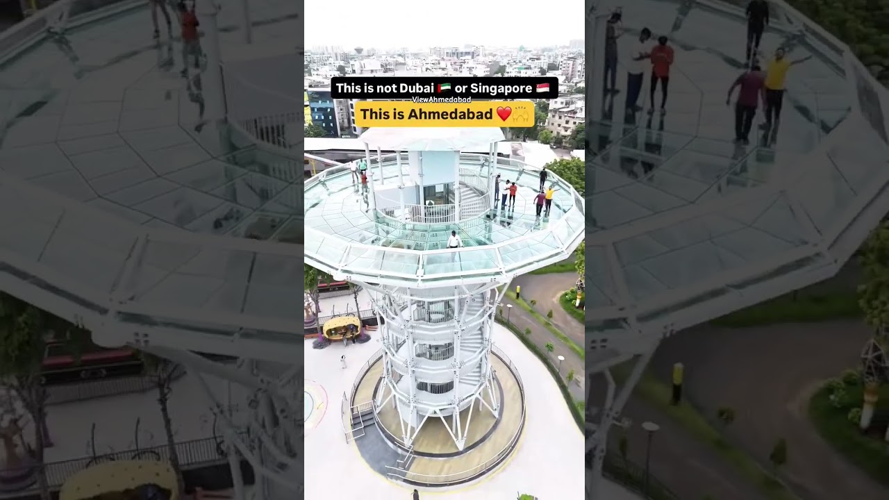 This is not DUBAI or SINGAPORE.This is our Ahmedabad.India's largest glass tower is now open in Adi