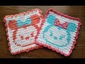 かぎ針で編む ツムツム ミニー「コットン100％ 小さな女の子のおしゃれハンカチ」How to Crochet