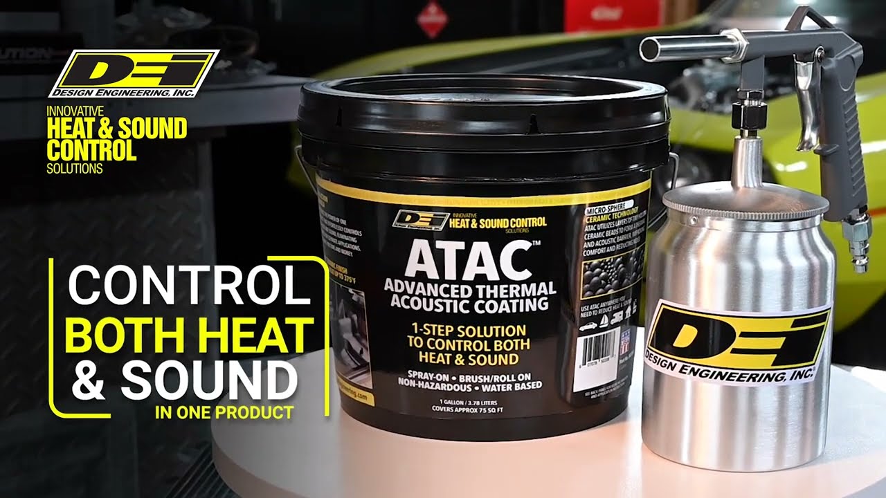ATAC Thermal Acoustic Coating 1 Gallon - Design Engineering, Inc