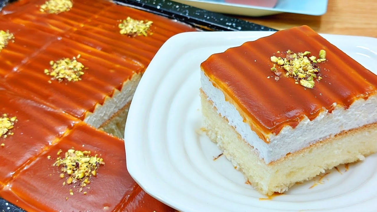 القشطوطة (كيكة التريلتشا )بطريقة سهلة وبسيطة واقتصادية⁉️ حتعمليها احلى واوفر من الجاهزة