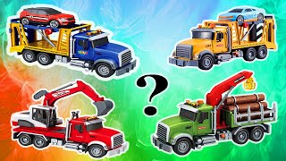 Complete the Transport Fleet: Can You Name These Construction Trucks? 🚚 | Vehicles Animation