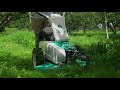 果樹園などの草刈りに　AUTO MOWER