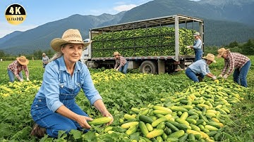 Hoe je duizenden tonnen gewassen kunt oogsten zoals Amerikaanse boeren | Verbazingwekkende landbo...