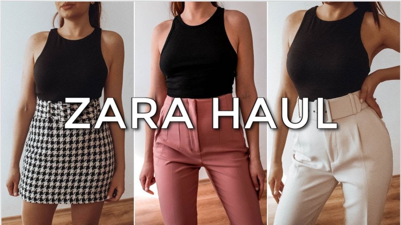 ZARA SPRING HAUL + TRY ON | ZARA BASICS FOR SPRING 2020
