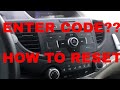 RADIO CODE - How to reset your Honda or Acura radio code (most models) Quick and Easy