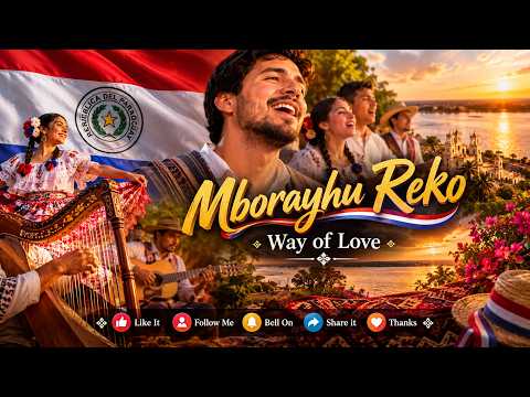 🇵🇾 Mborayhu Reko | Way of Love — Joyful Paraguayan folk love song with harp, guitar, choir and dance