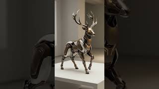 Cinematic Robotic Deer Transformation in Real Life