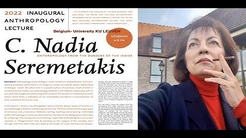 INAUGURAL LECTURE-- BELGIUM, KU LEUVEN