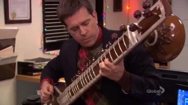Andy Plays Sitar