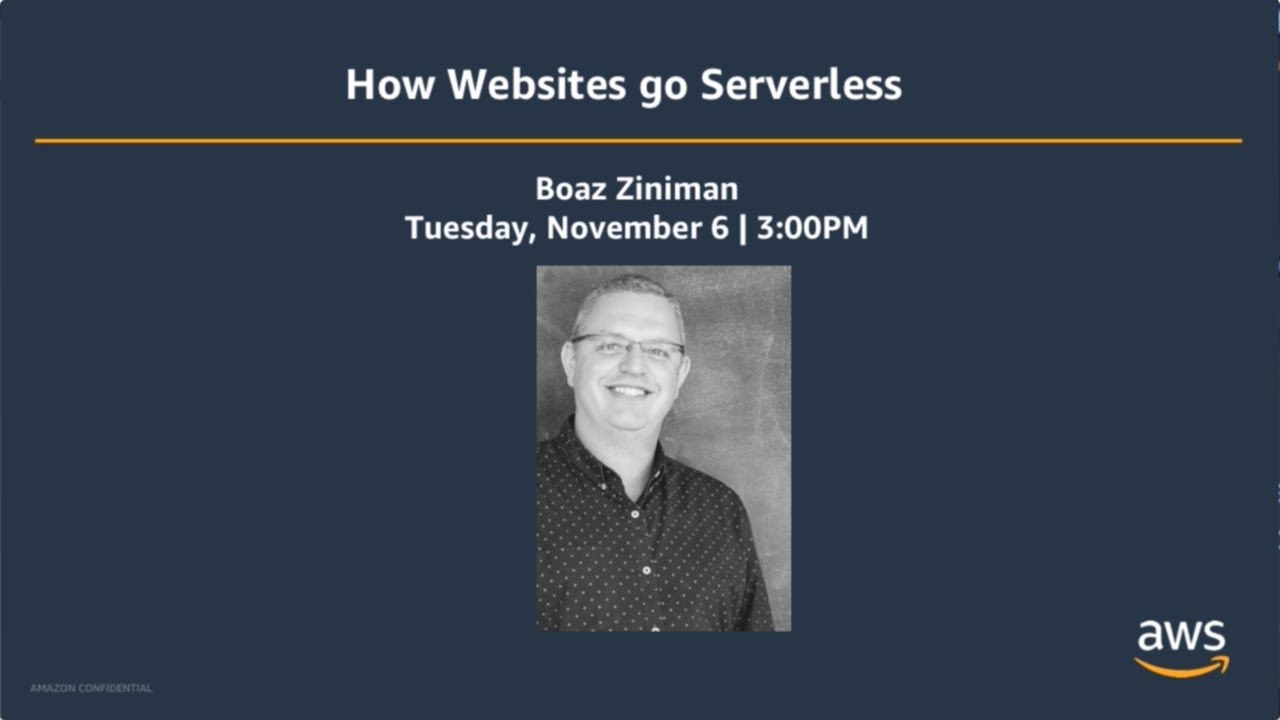 AWS Developer Workshop: How Websites Go Serverless - YouTube