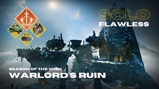 Solo Flawless Dungeon "Warlord's Ruin" w/ Daybreak and Dragon's Breath - Solar Warlock - Destiny 2