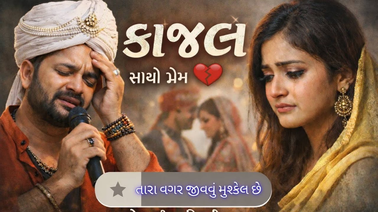 કાજલ 💔 તારા વગર જીવવું મુશ્કેલ | દિલ દઈ દીધું તને | New Gujarati Sad Song 2026