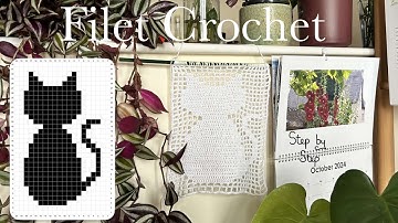 How to Filet Crochet using a Pixel Grid | beginner tutorial + tips and tricks
