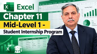 Excel Chapter 11 Mid-Level 1 - Student Internship Program | Exp25_Excel_Ch11_ML1_Internships