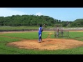 15 year-old Vladimir Guerrero Jr. taking swings at practice