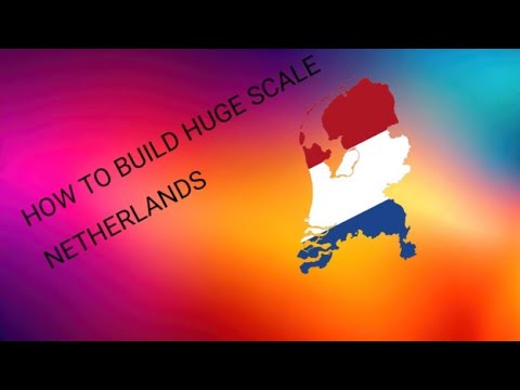 Netherlands In Minecraft How to build huge scale Netherlands in Minecraft - YouTube