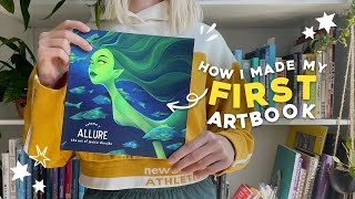 Making My Very First Art Book From Start to Finish