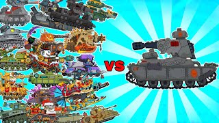 TANK COMBAT WAR NEW ALL TANK VS TANK 1 BOSS TANK BATTLE