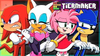 Who is the best boyfriend?  Amy & Rouge Rank Sonic Boys (FT Tails)