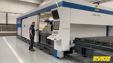 FiberLine S the Fiber Laser CNC cutting from Soitaab dedicated for big size plates