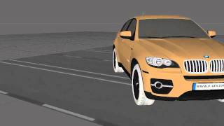 BMW X6 - Cinema 4D 12 & Vray - Previz